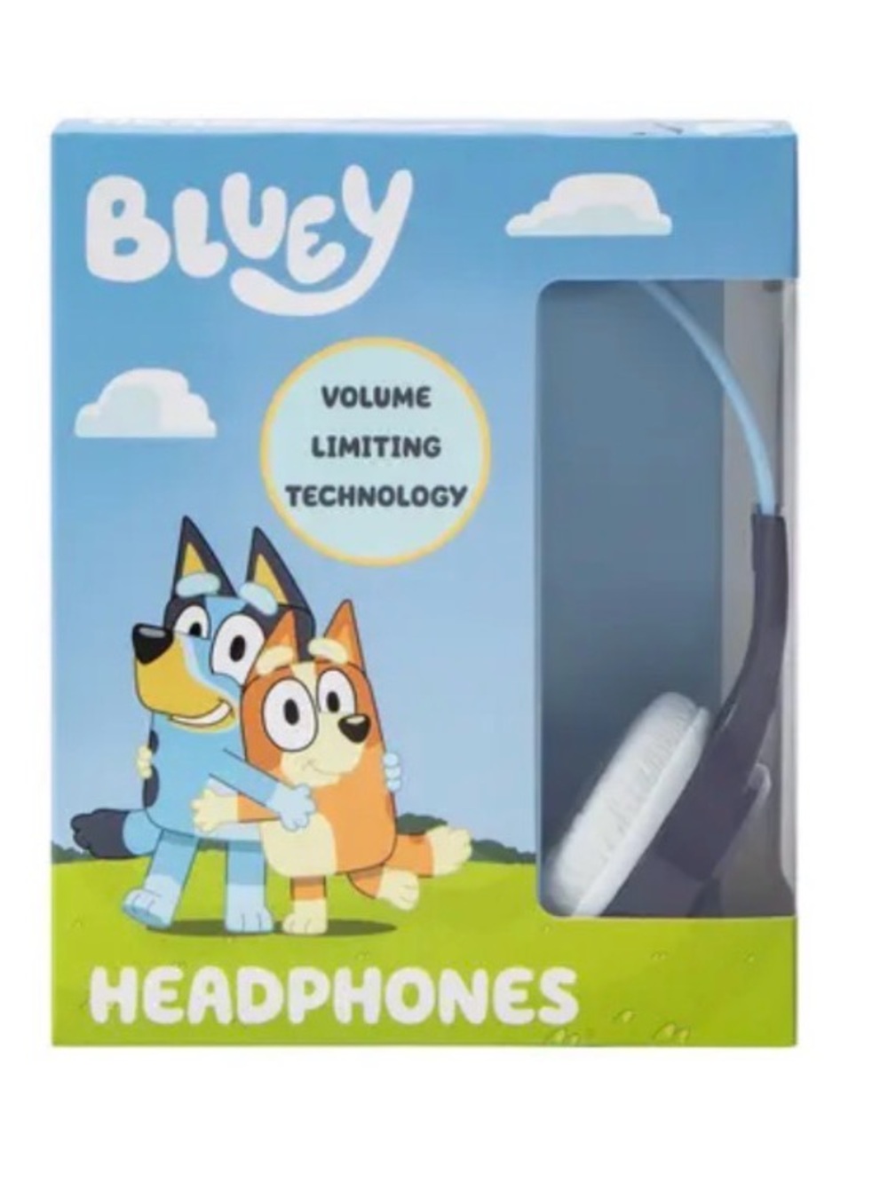Bluey Kids Headphones Volume Limiting Wired 3.5mm Jack Adjustable Headband